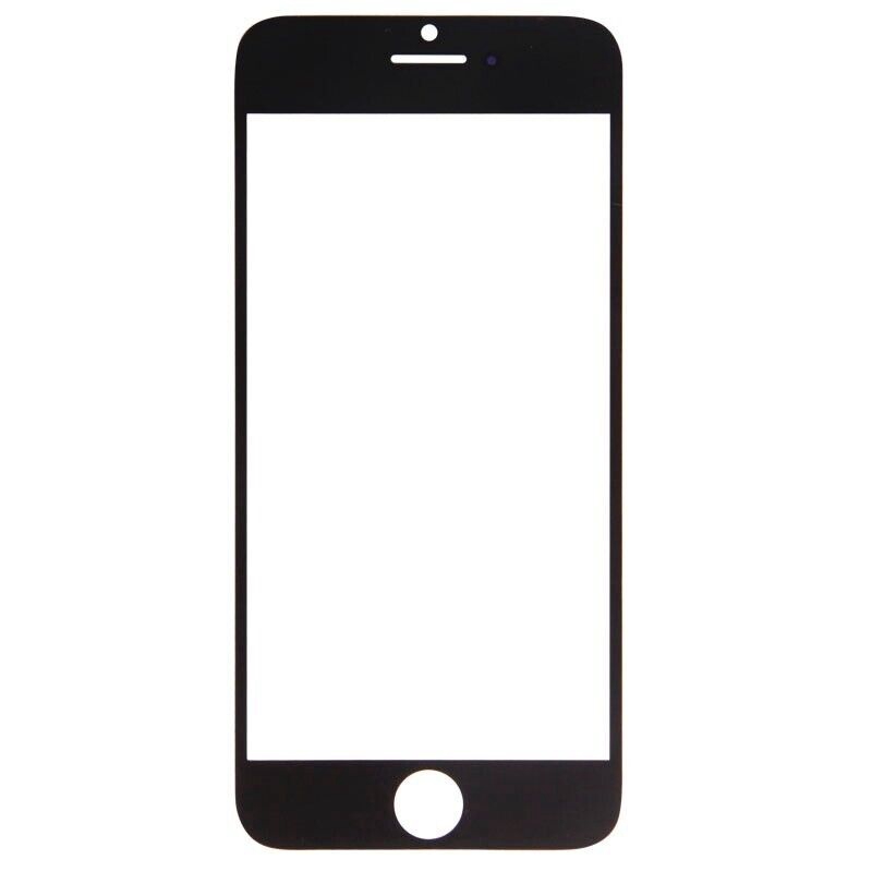 Front Screen Outer Glass Lens for iPhone 6 Plus(Black)