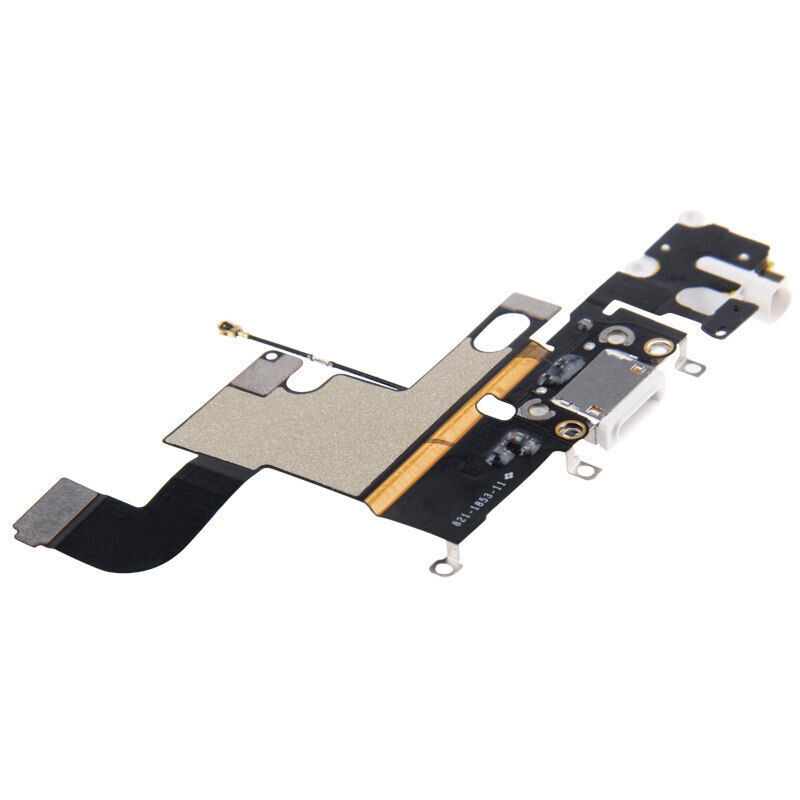 Charging Port Dock Connector Flex Cable for iPhone 6(White)