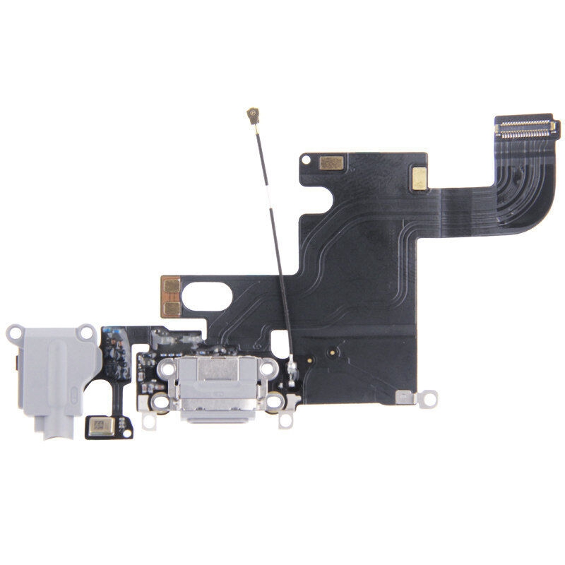 Charging Port Dock Connector Flex Cable for iPhone 6(Grey)