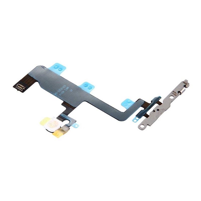 Power Button & Flashlight Flex Cable with Brackets for iPhone 6