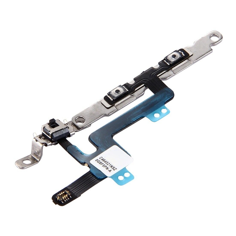 Volume Button & Mute Switch Flex Cable with Brackets for iPhone 6
