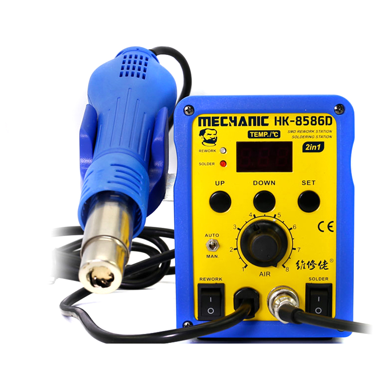 MECHANIC HK-8506D 2in1 solder iron staion& smd rework station