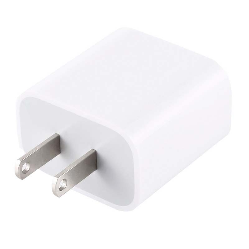 18W Type-C PD Charger for iPhone 8-11 Pro Max White Us Plug
