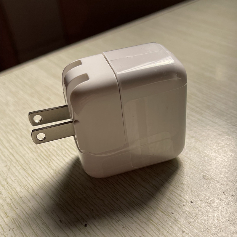 12W USB Charger without Logo for iPad White US Plug