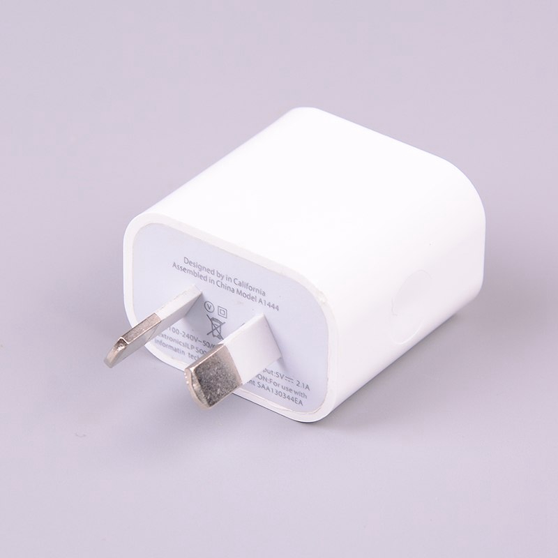 5V 1A USB Charger without Logo for iPhone White AU Plug