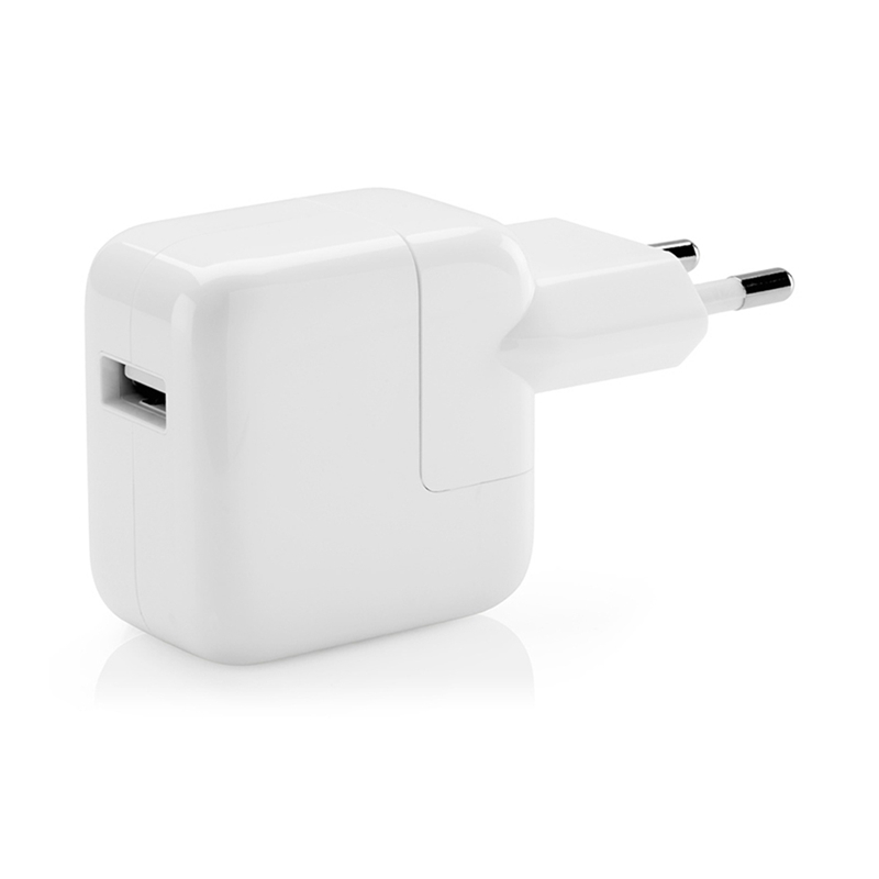 12W USB Charger without Logo for iPad White EU Plug