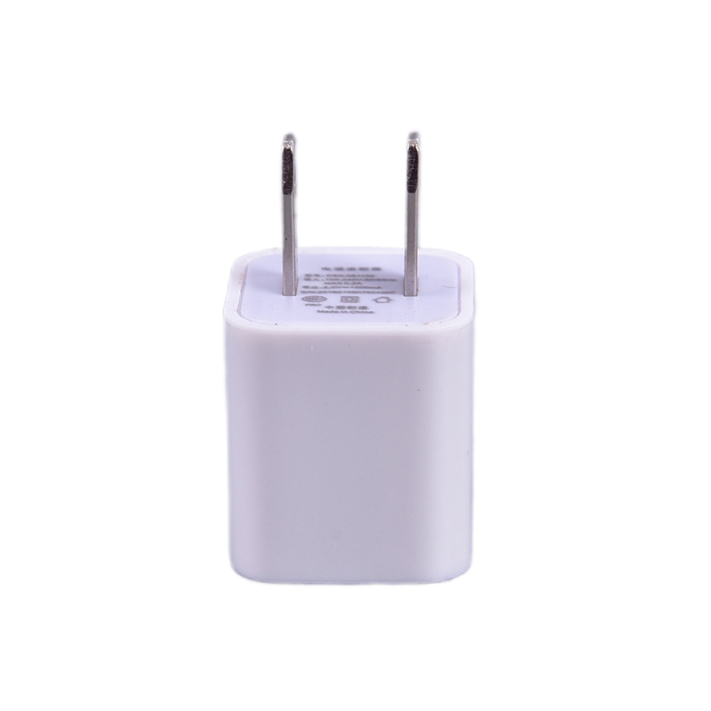 5V 1A USB Charger without Logo for iPhone White US Plug