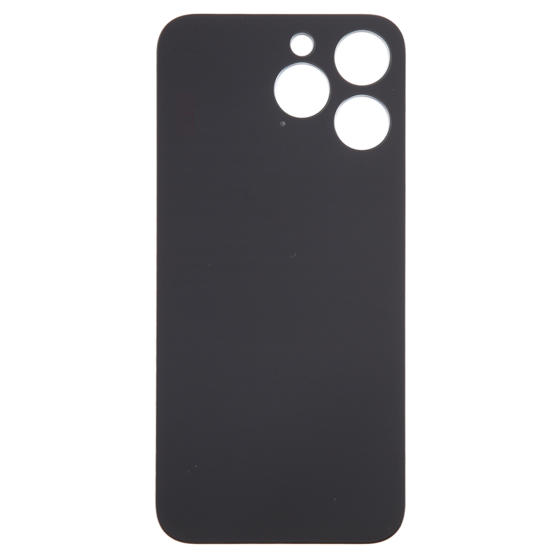 For iPhone 15 Pro Max Glass Battery Back Cover(Black)
