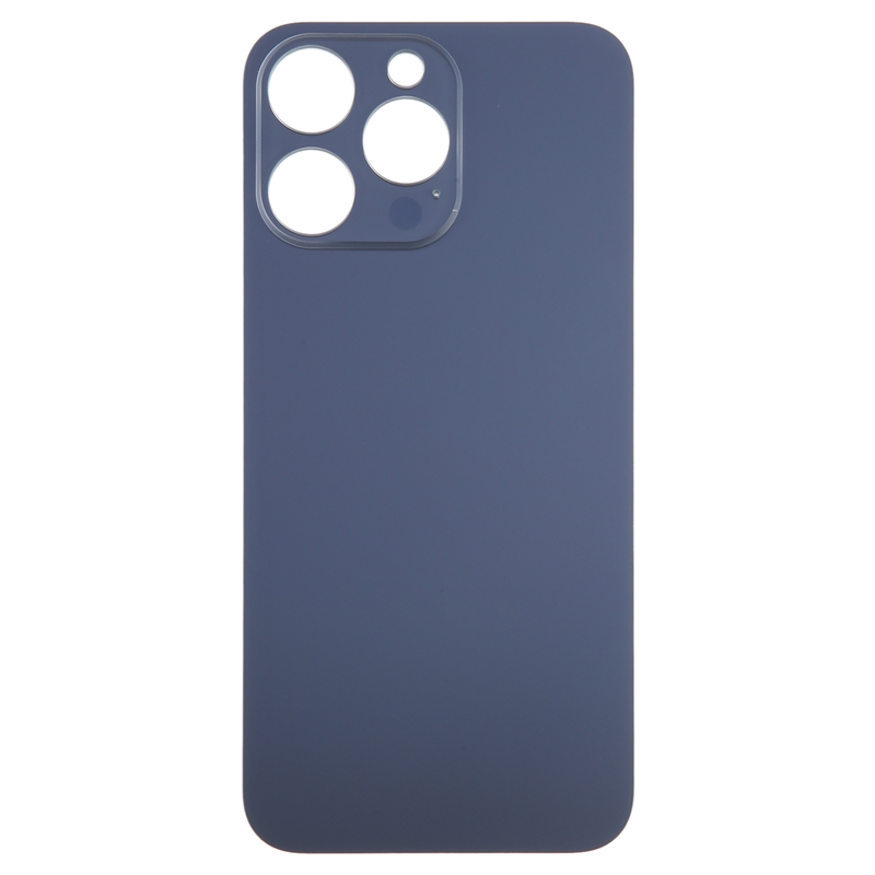 For iPhone 15 Pro Max Glass Battery Back Cover(Blue)