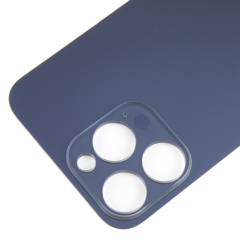 For iPhone 15 Pro  Glass Battery Back Cover(Blue)