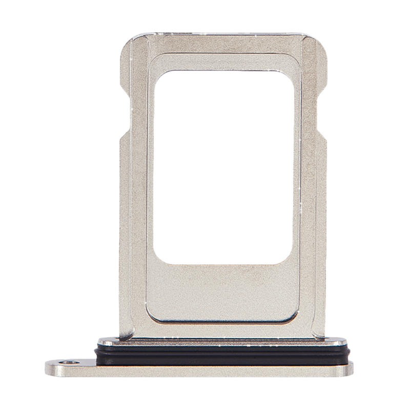 SIM Card Tray for iPhone 15 Pro/15 Pro Max Single Card Version White Titanium Ori