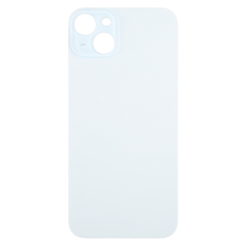 iPhone 15 Plus  Big Camera Hole Glass Back Battery Cover(Blue)