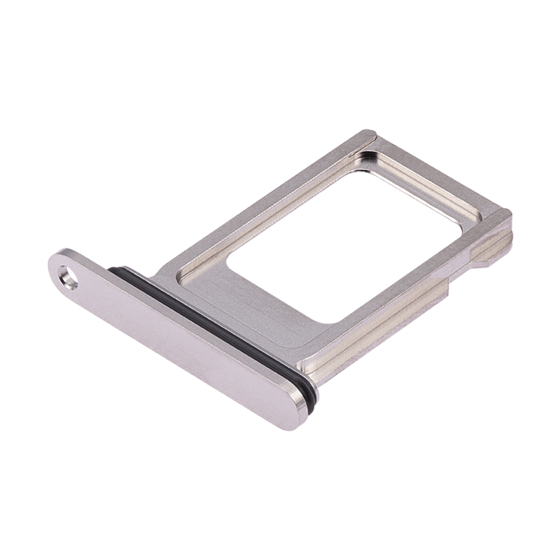 SIM Card Tray for iPhone 15 Pro/15 Pro Max Single Card Version White Titanium Ori