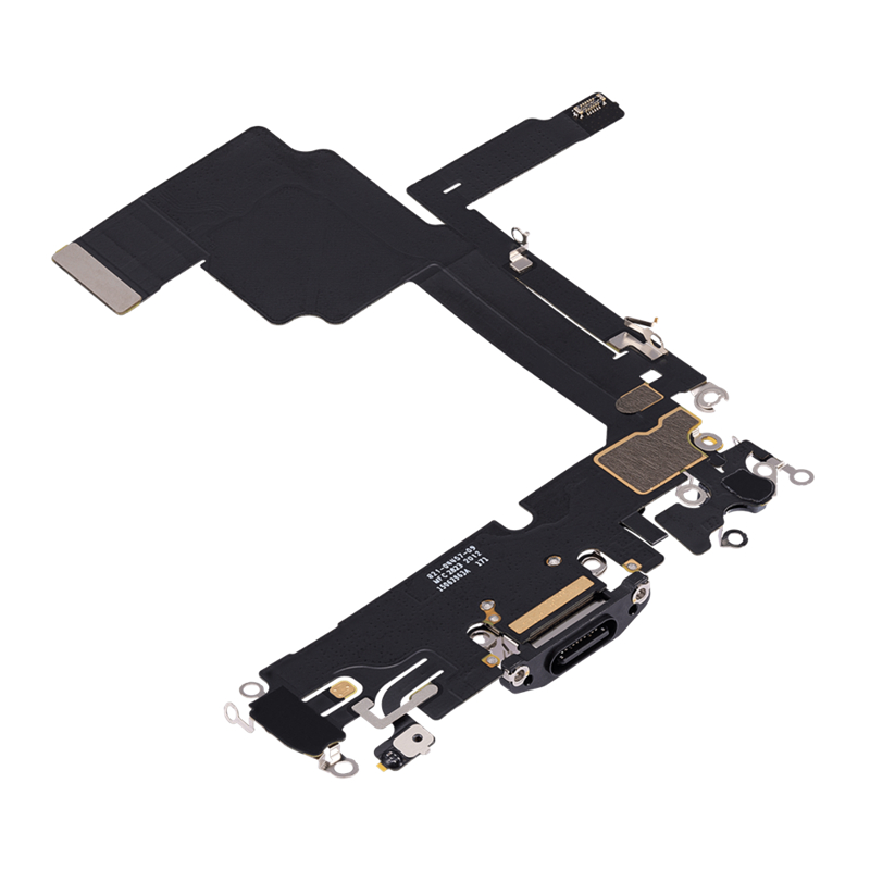 Charging Port Flex Cable for iPhone 15 Pro Black Titanium Orignal