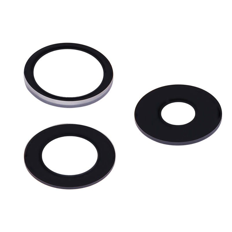 Back Camera Lens for iPhone 15 Pro Black HQ 3pcs in one set