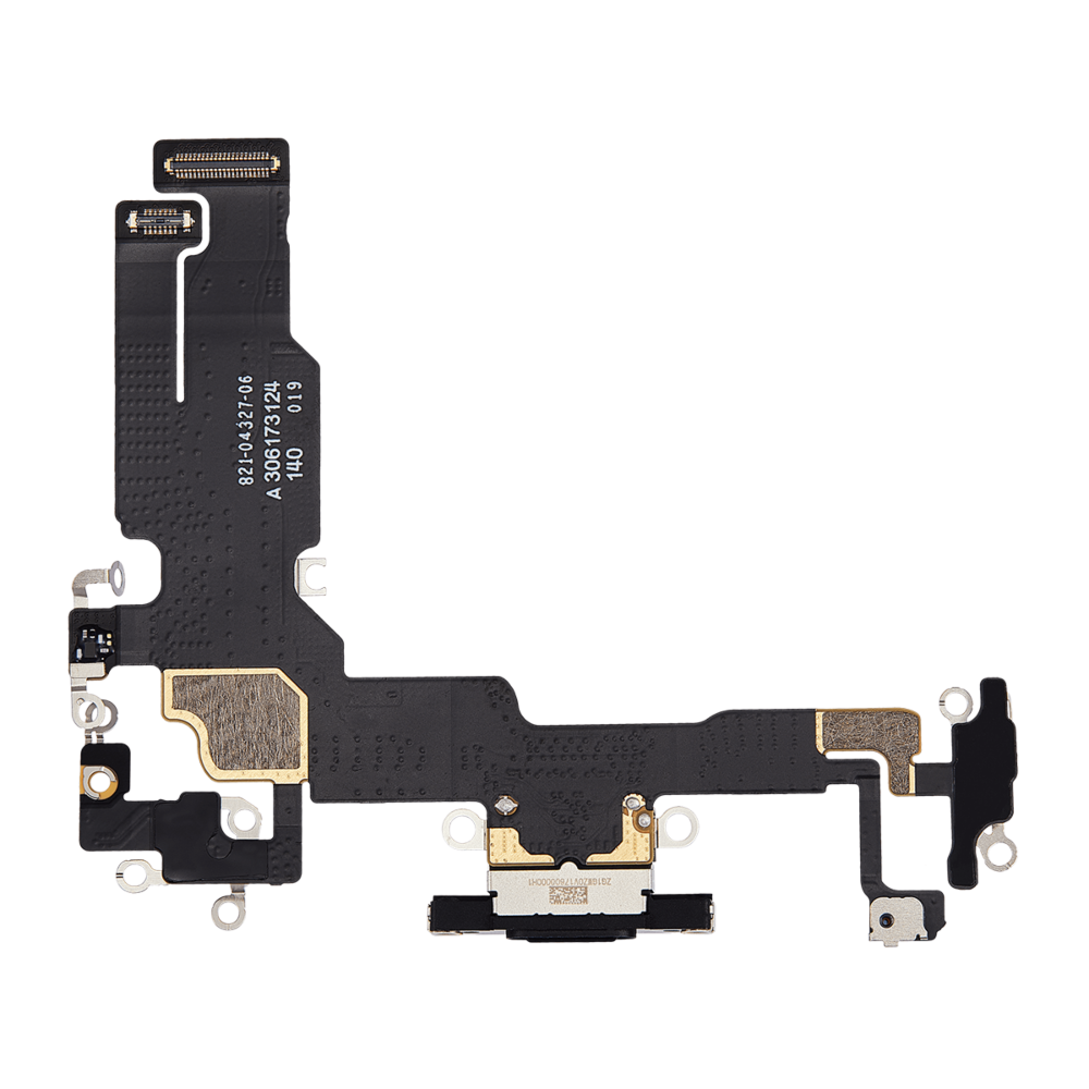 Charging Port Flex Cable for iPhone 15 Plus Black Original