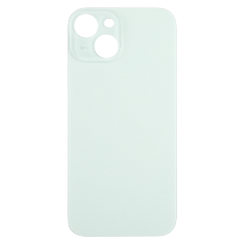 iPhone 15  Big Camera Hole Glass Back Battery Cover(Green)