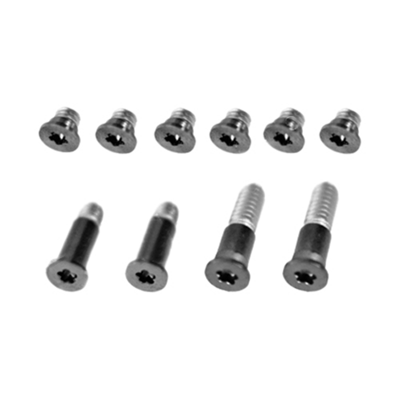 10 in 1 Bottom Cover Screws Set for Macbook Air Retina 13 inch A1932 2018 EMC3184 (Black)