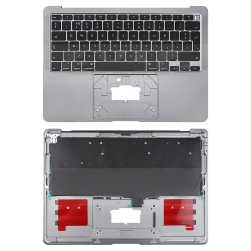 For Macbook Air 13 A2179 2020 C-side Cover + UK Edition Key Board(Black)