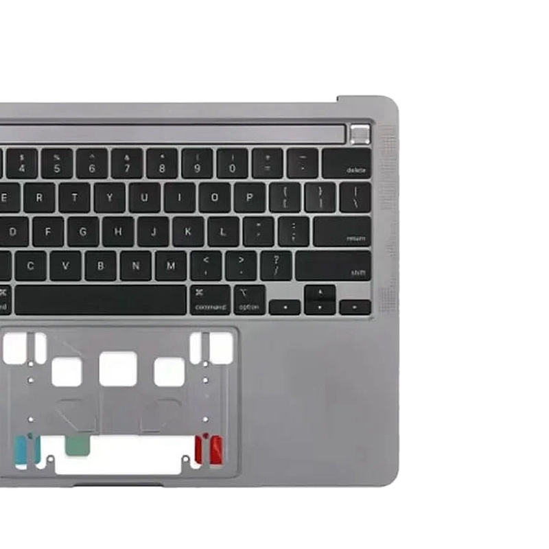 For MacBook Pro Retina 13 inch A2289 2020 C-side Cover + US Edition Key Board (Grey)