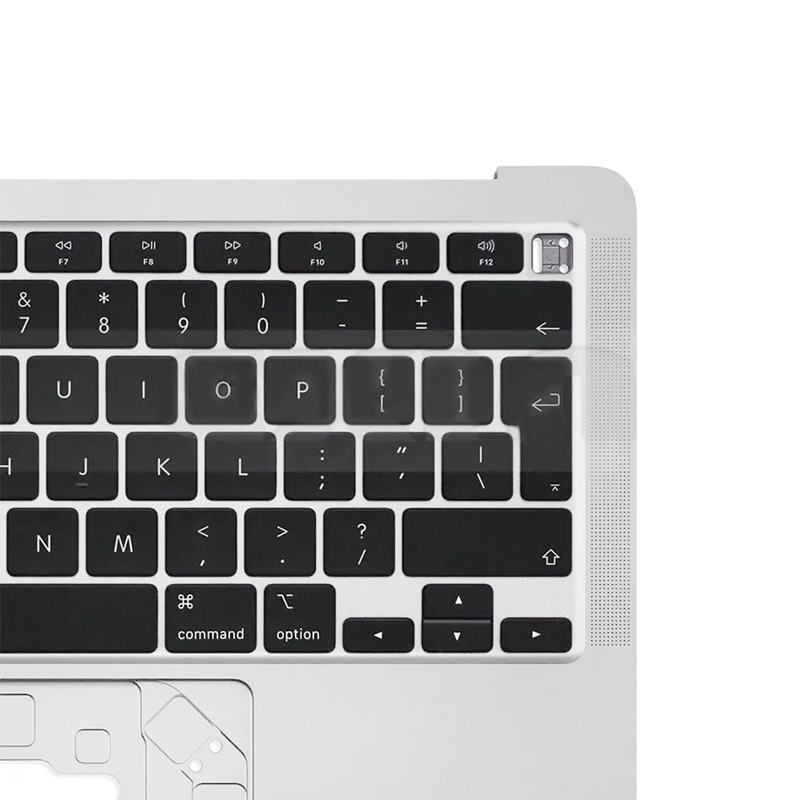 For Macbook Air 13 2020 M1 A2337 C-side Cover + UK Edition Key Board (Silver) 