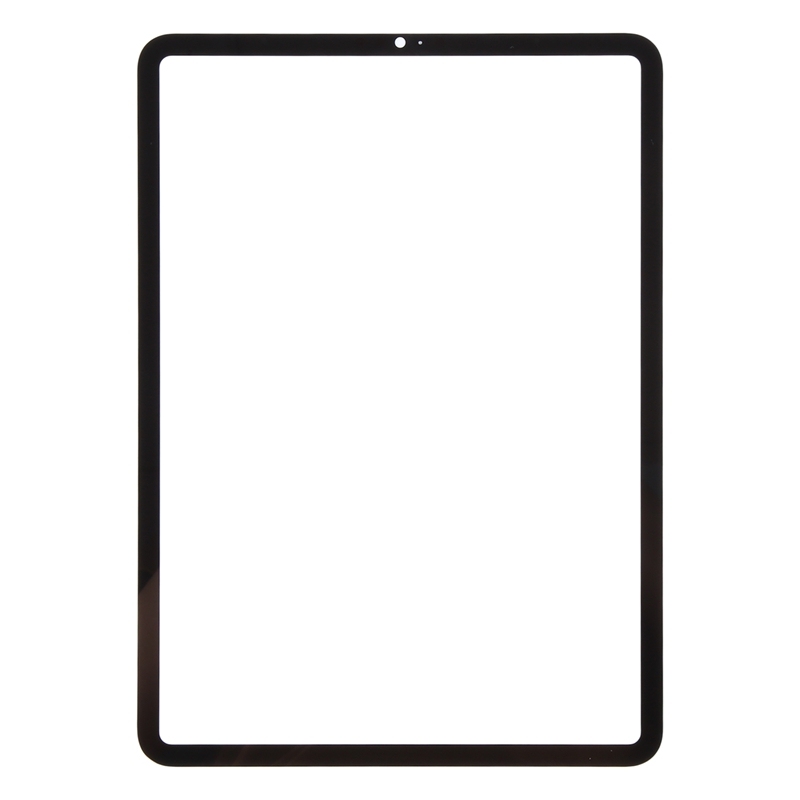 For iPad Pro 11 2021 2022 Front Screen Outer Glass Lens with OCA Optically Clear Adhesive(Black)