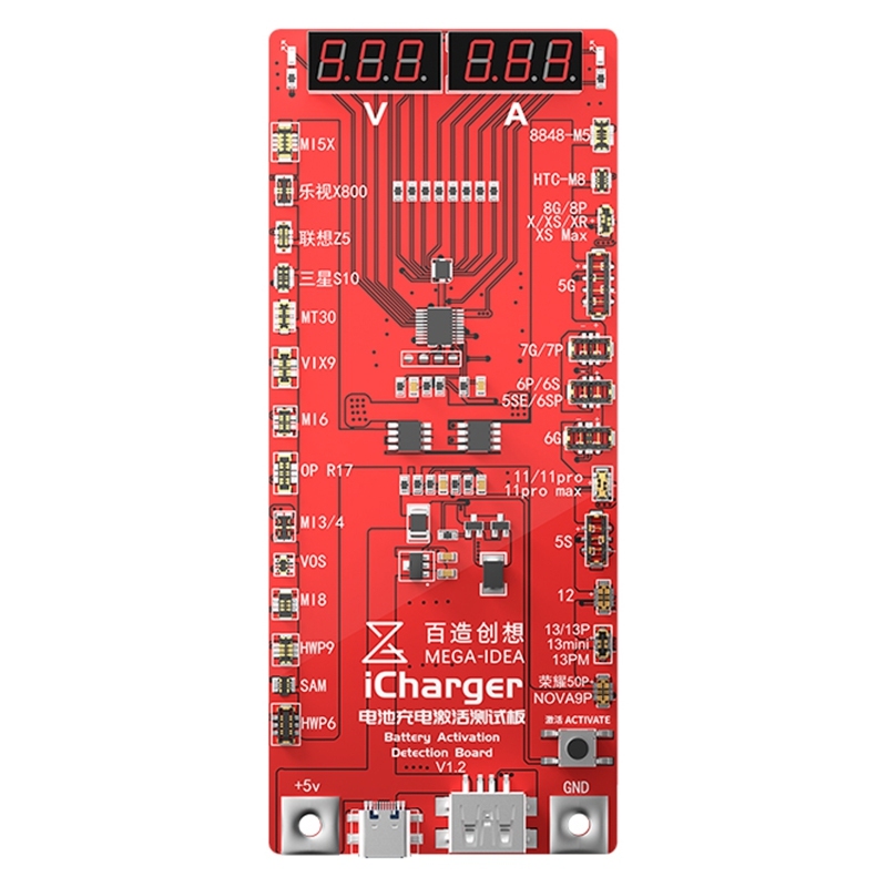 QIANLI MEGA-IDEA iCharger 3.0 Battery Activation Detection Board for iOS/Android Phone Battery Repair