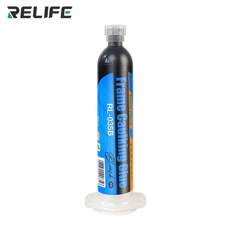 RELIFE RL-035B 30ML Frame Screen Caulking Glue for Mobile Phone Repair Black