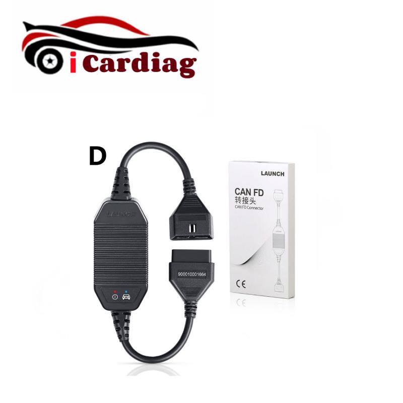 LAUNCH Official X431 CAN FD Adapter Code Reader CANFD Cable Car