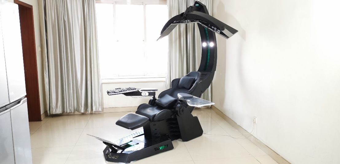 CLUVENS Unicorn Chair cockpit with heat and massage cushion