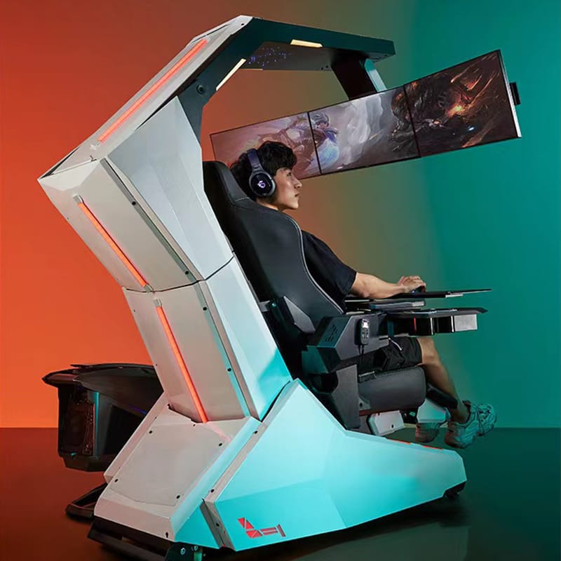 R1 Pro Computer Workstation Cockpit