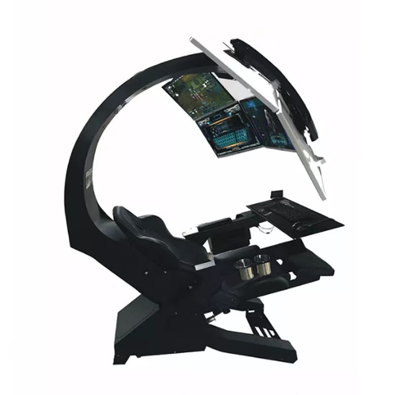 IW 320 PC Workstation cockpit (Regularly support 1 or 3 monitors)
