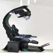 CLUVENS Unicorn Chair cockpit with heat and massage cushion
