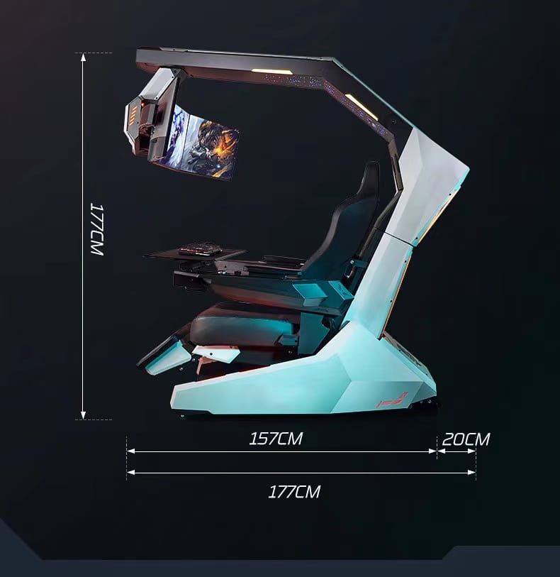 R1 Pro Computer Workstation Cockpit