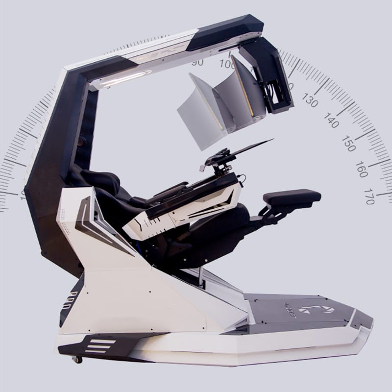 T REX SIT-STAND-LIE FLAT  Ultimate Space Workstation Dual Arm Sit-Stand Design