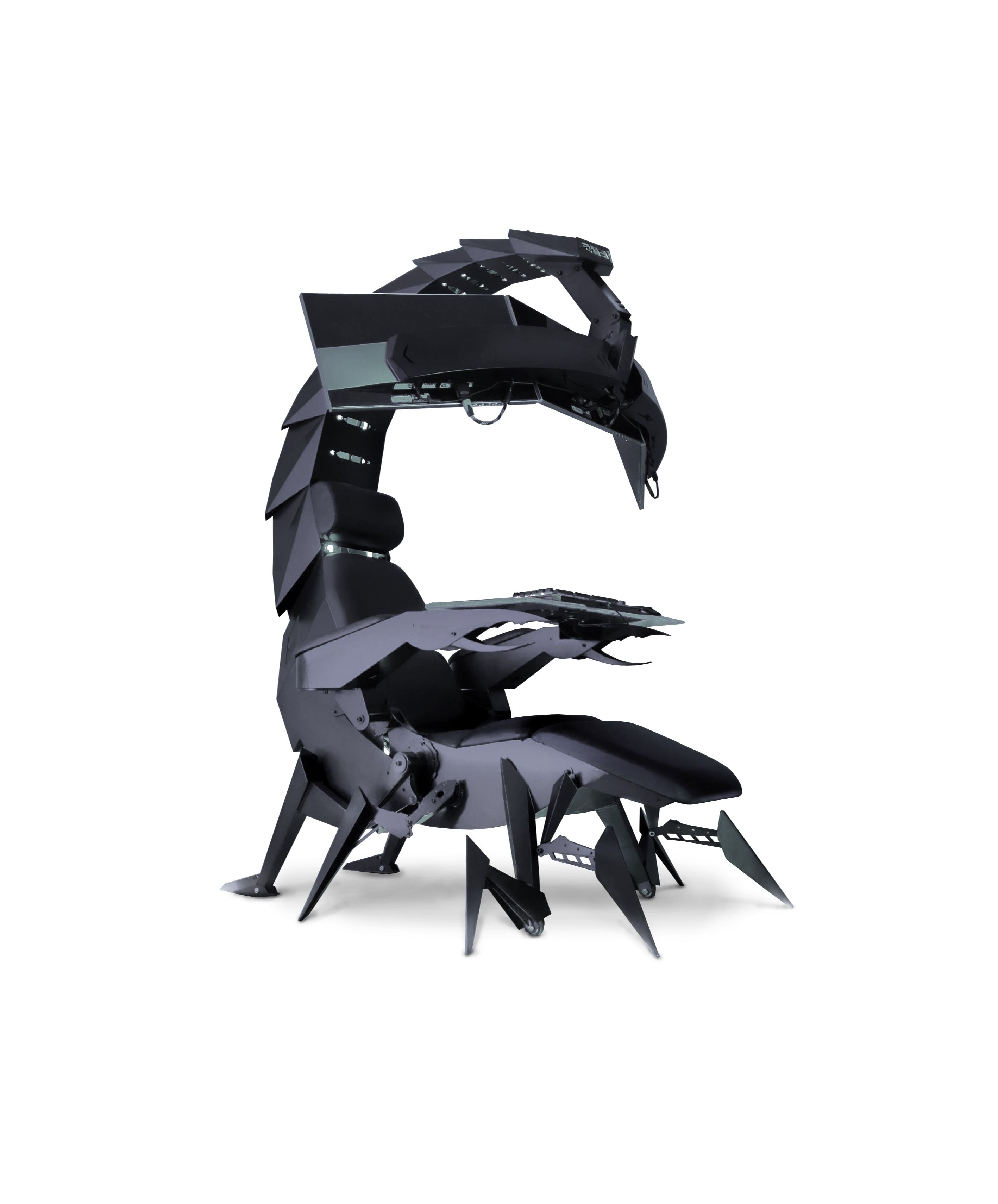 CLUVENS SK Scorpion King chair cockpit support upto 5 monitors