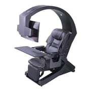 IW 320 PC Workstation gaming cockpit  for upto 5 screens zero gravity one click genuine leather Racing and Executive seat with massage most affordable and easy installation
