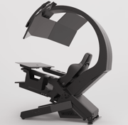 IW 320 PC Workstation gaming cockpit  for upto 5 screens zero gravity one click genuine leather Racing and Executive seat with massage most affordable and easy installation