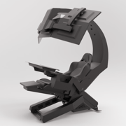 IW 320 PC Workstation gaming cockpit  for upto 5 screens zero gravity one click genuine leather Racing and Executive seat with massage most affordable and easy installation
