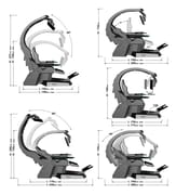 CLUVENS Unicorn Chair cockpit zero gravity gaming chair cockpit support upto 5 monitors with separate heat and massage cushion