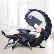 CLUVENS SK Scorpion King chair cockpit support upto 5 monitors electrical recline zero gravity super cool design