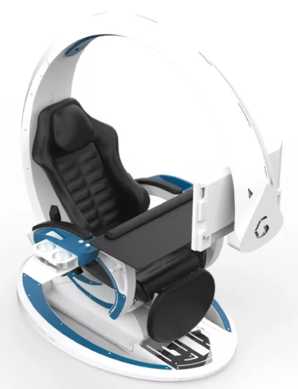 Orion X Computer Gaming Office Reclining Chair cockpit gaming workstation zero gravity position support one screen for G9 49"