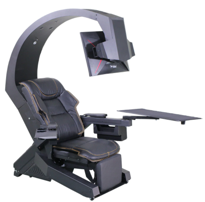 Black Genuine Executive Seat 3 mounts