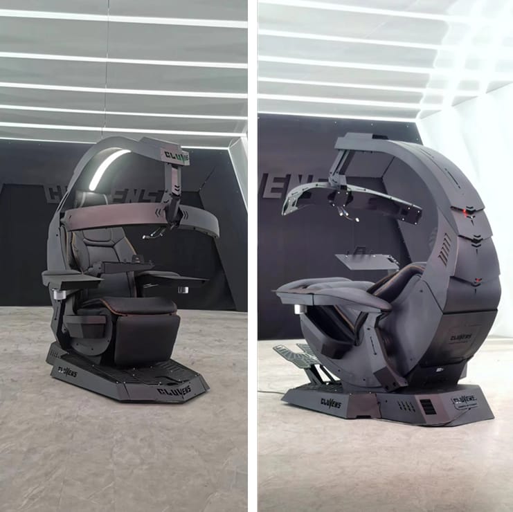 with 3 monitor mounts