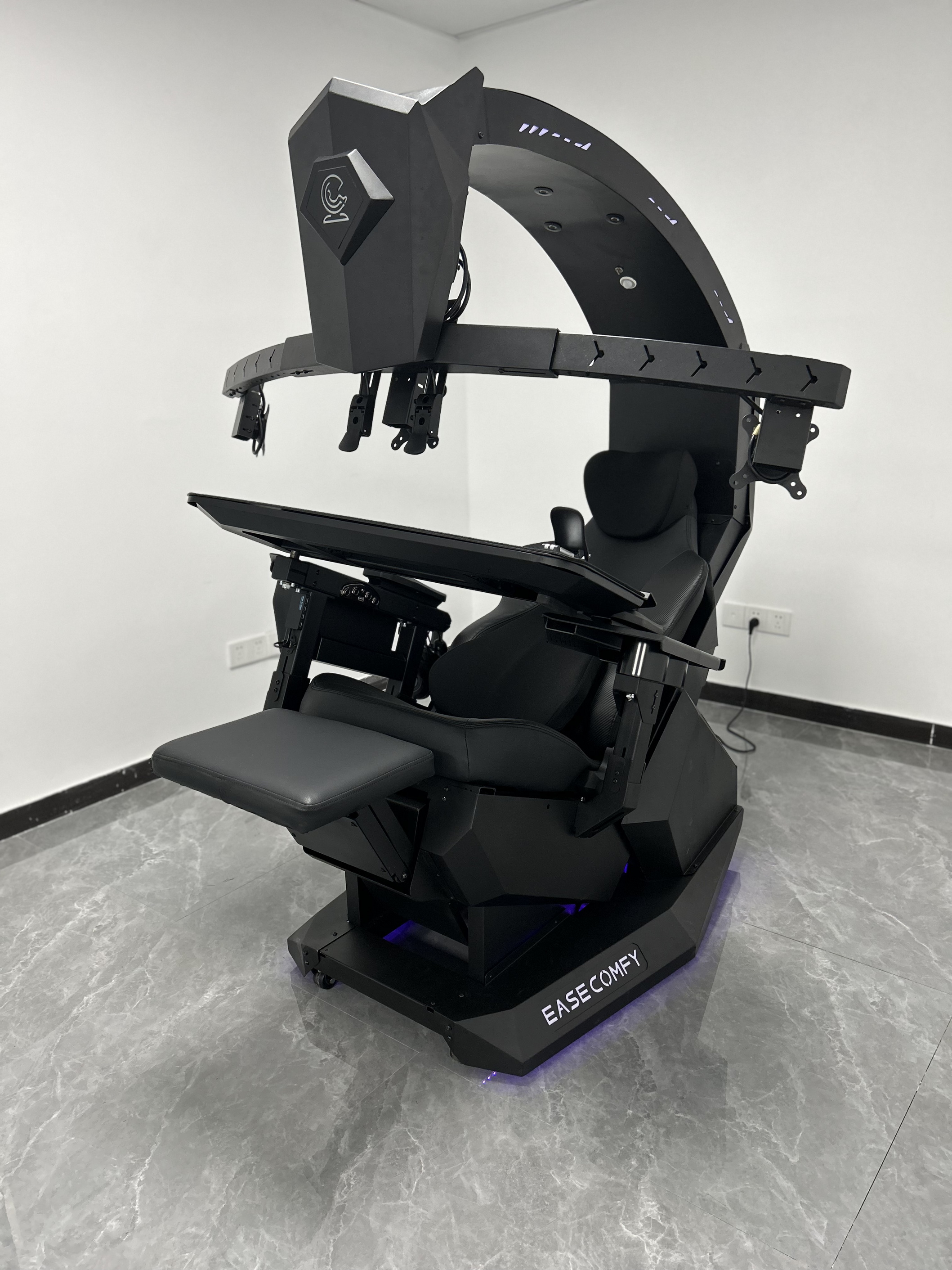 EASE COMFY T2 Throne Chair cockpit full functional easy afford and install support multi monitor zerg gravity chair cockpit