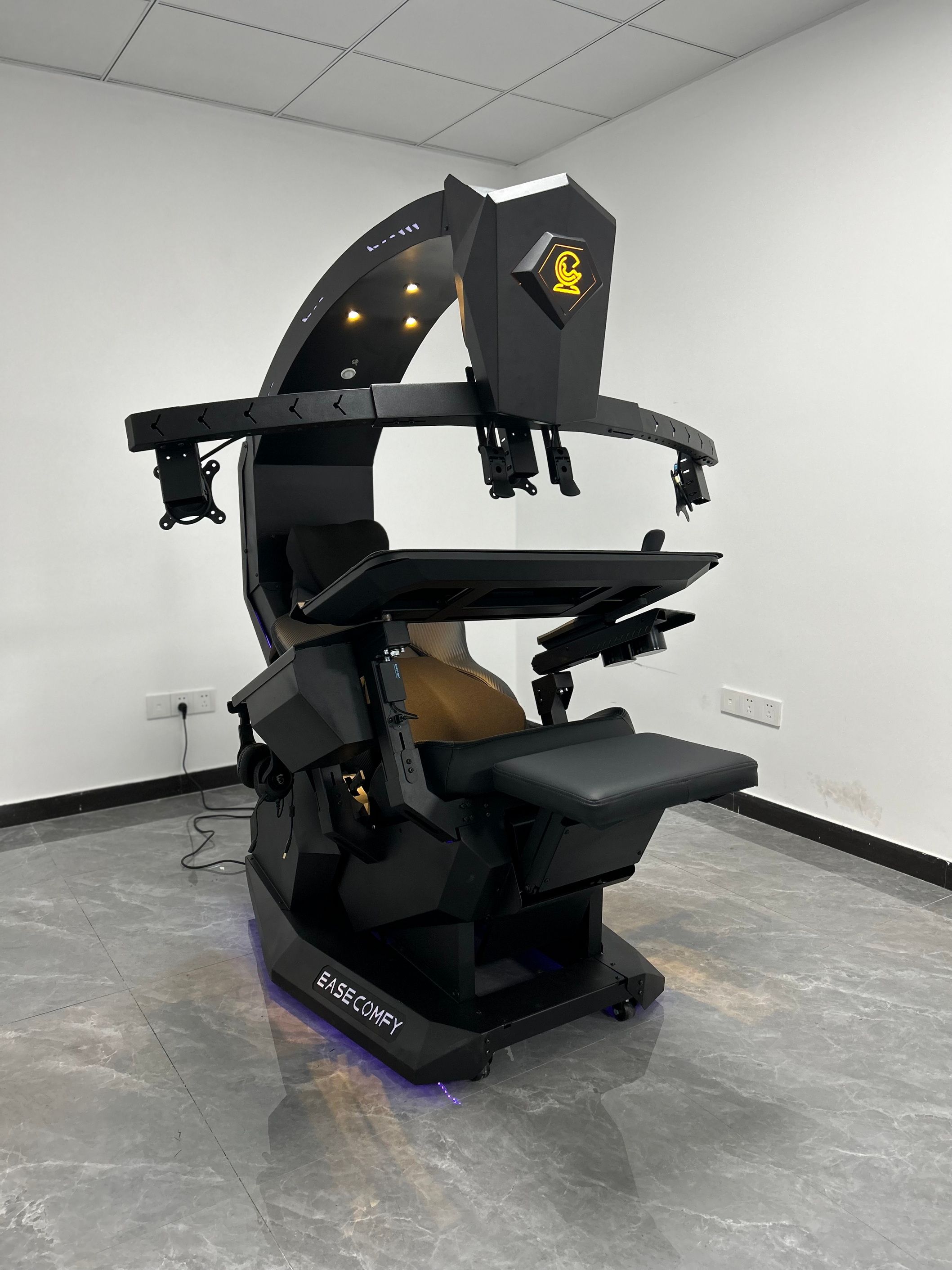 EASE COMFY T2 Chair cockpit full functional easy afford and install support multi monitor zerg gravity chair cockpit
