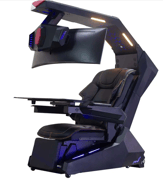 R1 Pro Computer Workstation Cockpit full functions heat massage ventilation