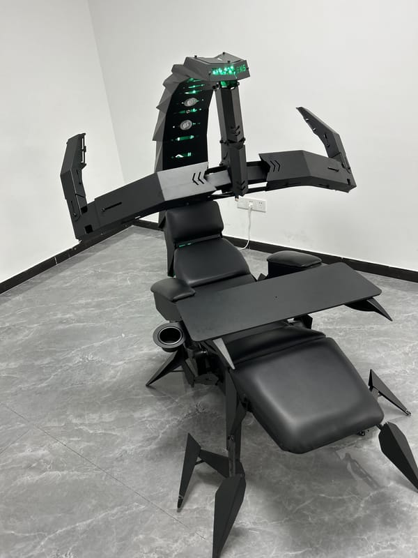 Black PU leather seat  + 5 Mounts