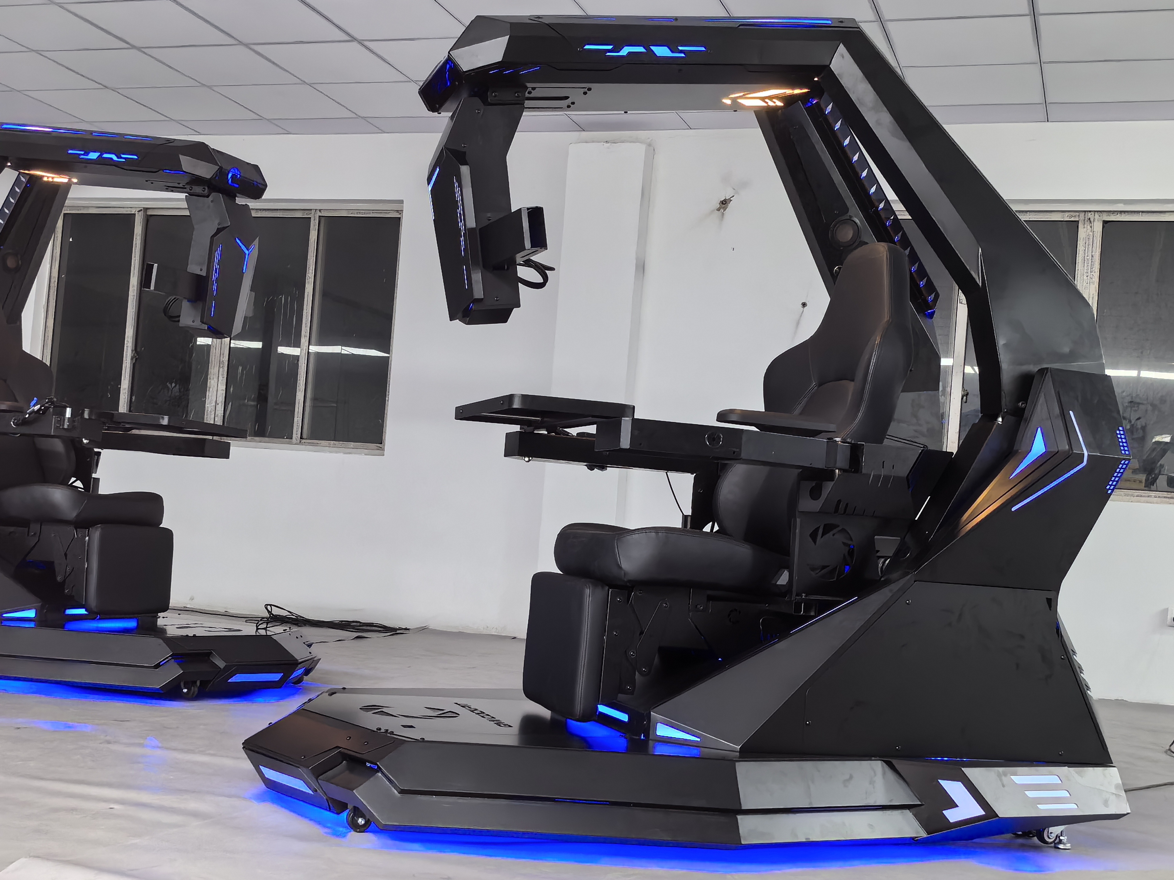 J20 Plus T-Rex SIT-STAND-RECLINE chair workstation leather gaming