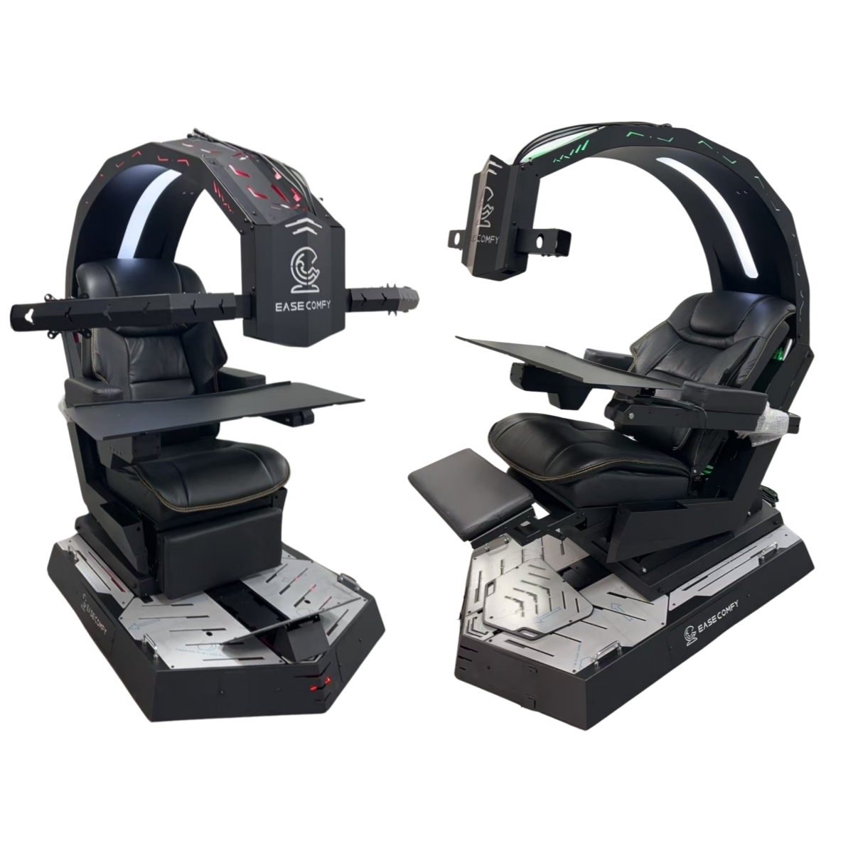R1 Computer Workstation Gaming Cockpit most classical design for 3 32 monitors since 2017 genuine